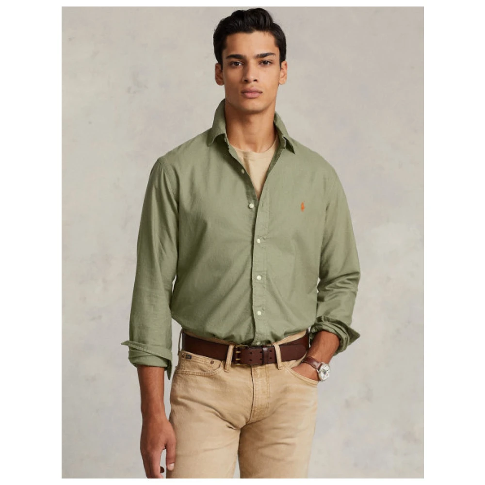 Polo Ralph Lauren Slim Fit Oxford Overhemd Green Heren