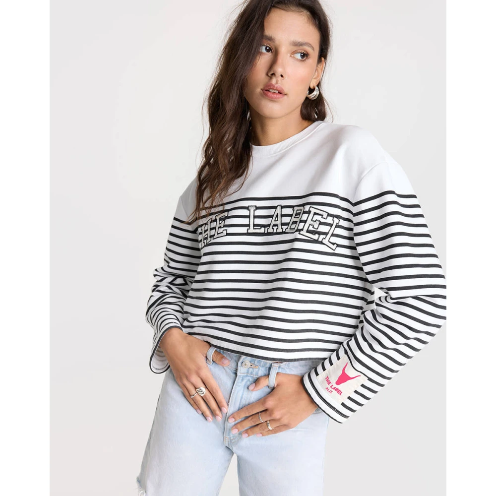 Alix The Label Streeptrui White Dames