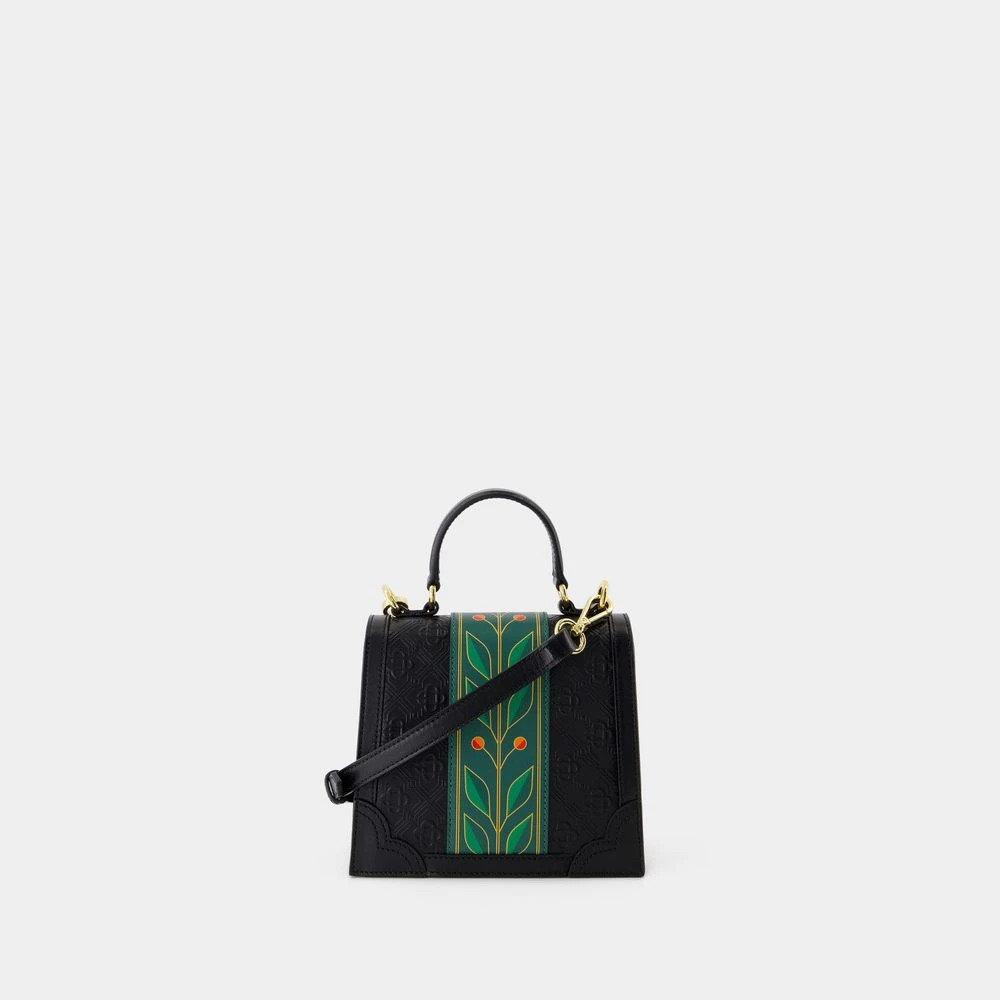 Casablanca Zwarte Leren Mini Portemonnee Black Dames