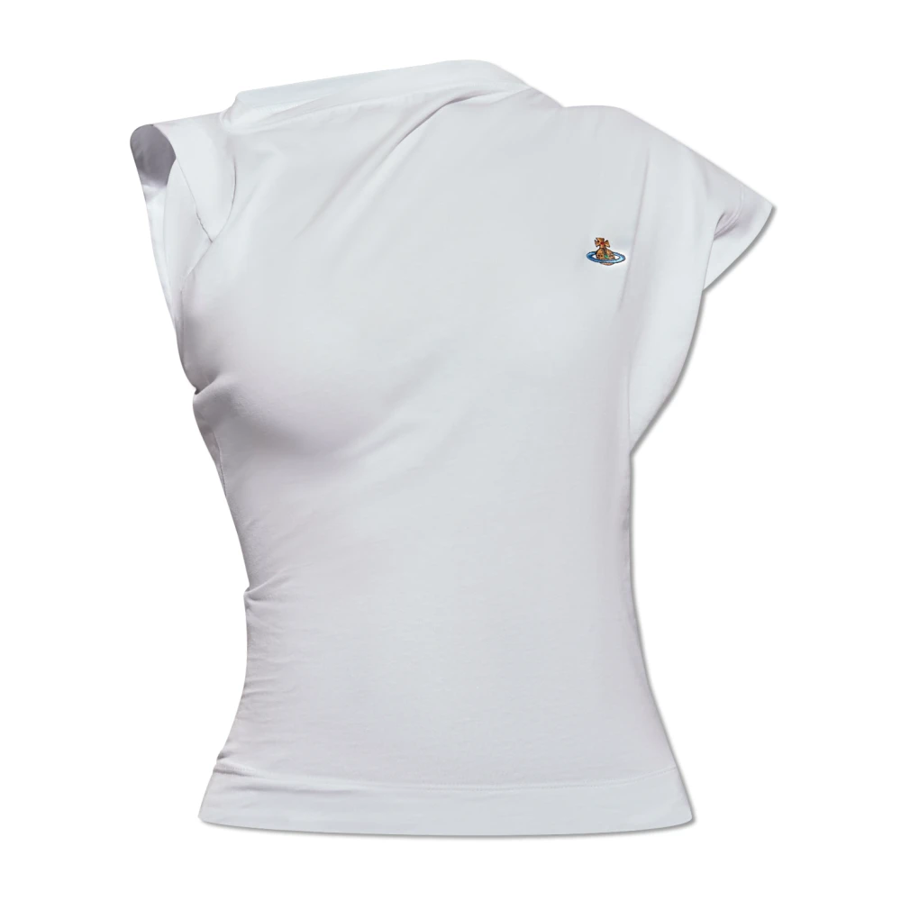 Vivienne Westwood Hebo asymmetrisch T-shirt White Dames