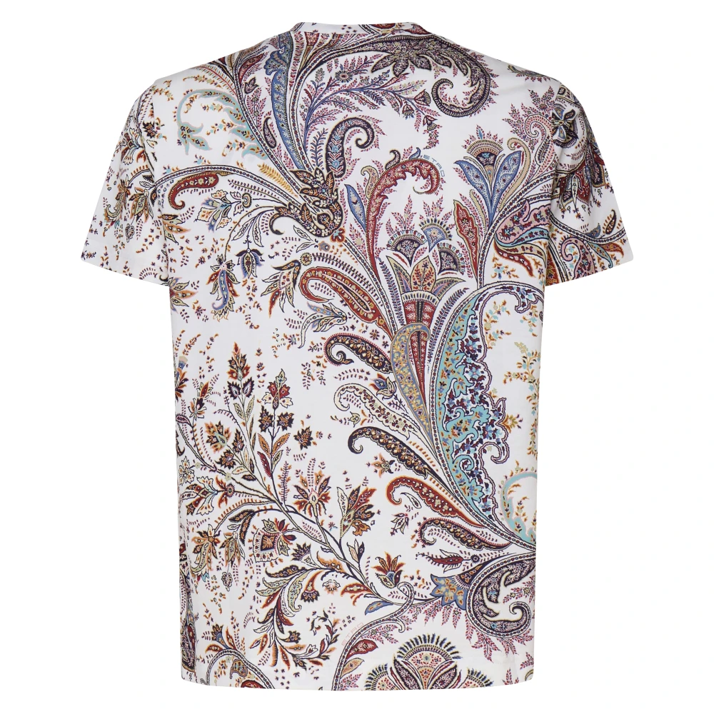 ETRO Gestreept Katoenen T-shirt Multicolor Korte Mouwen Multicolor Heren