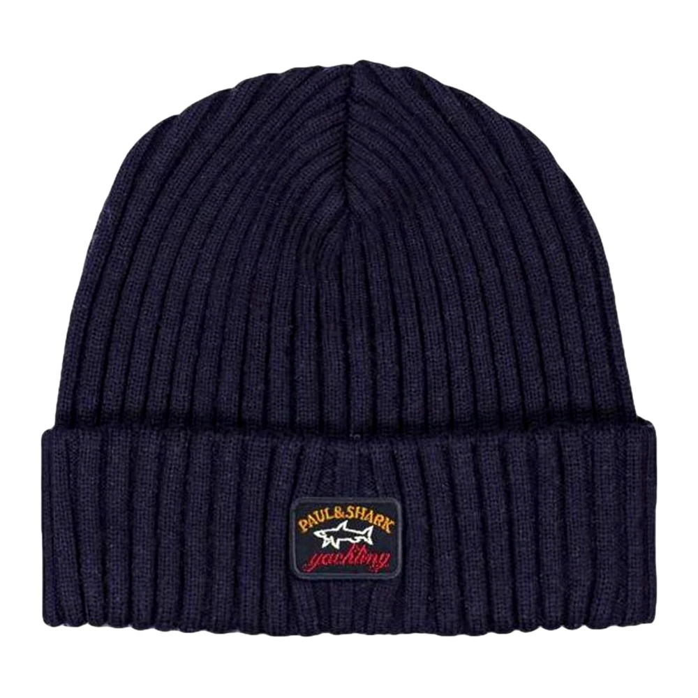 PAUL & SHARK Beanie Blue Heren