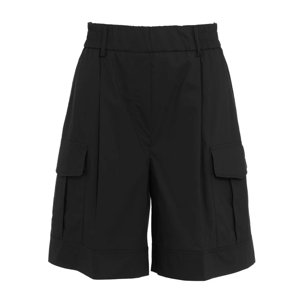 Kaos Zwarte Dames Shorts Ss24 Black Dames