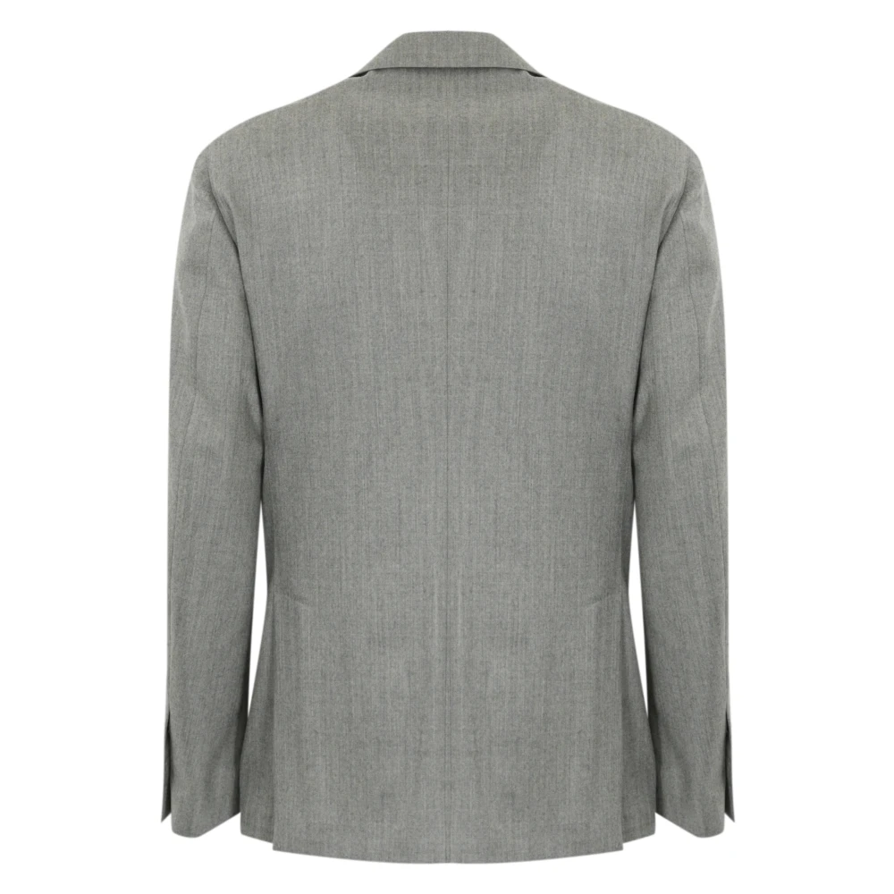 Lardini Grijze wol kasjmier pak Drop 7 Gray Heren