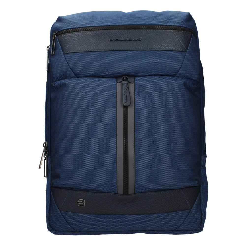 Piquadro Mannelijk Blauw Tassen Heren, One Size, Trakai Rugzak