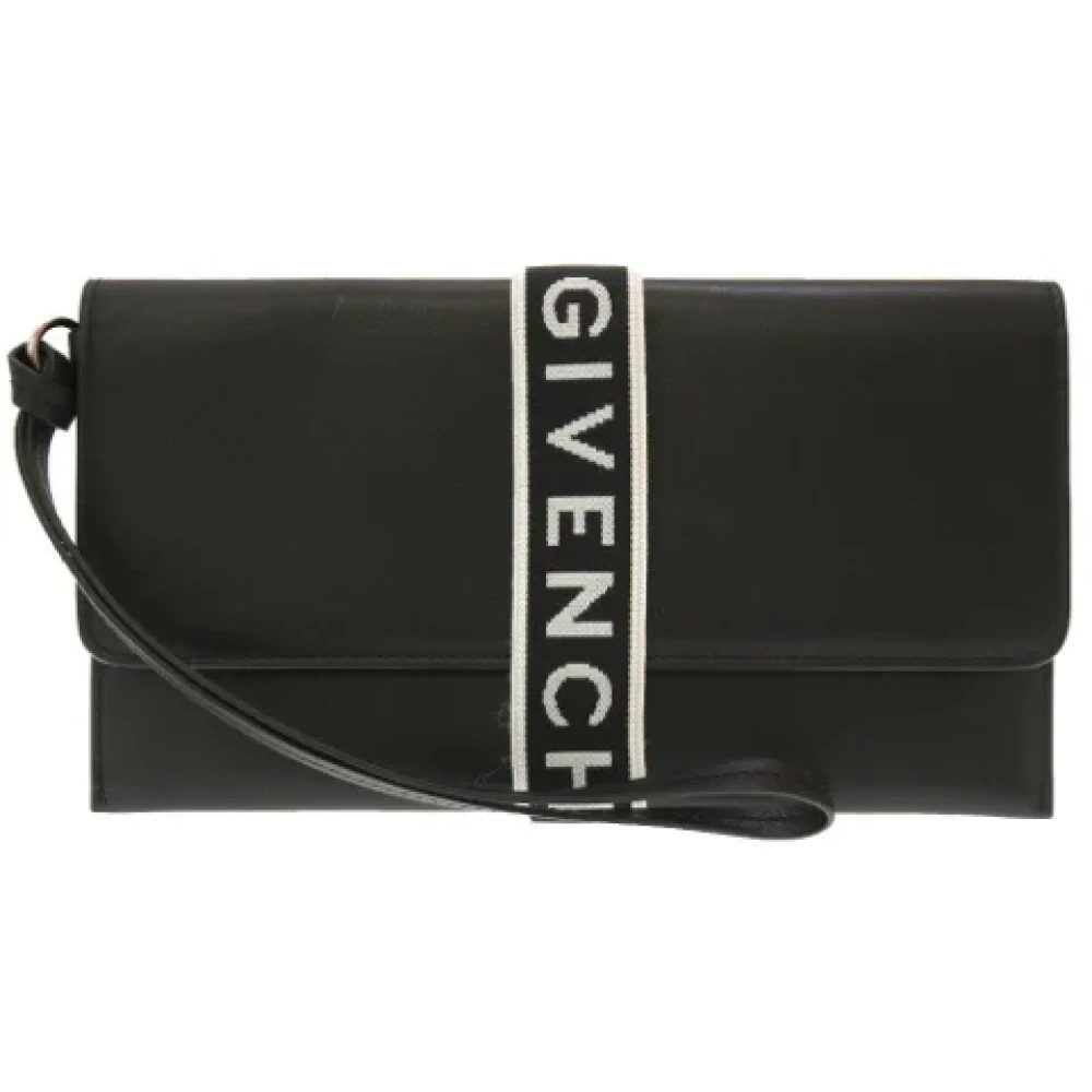 Givenchy Pre-owned Fabric clutches Black Dames