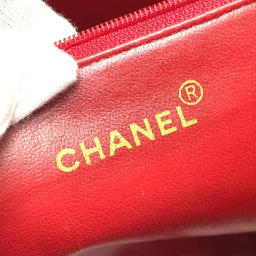 Chanel Vintage Pre-owned Leather chanel-bags Red Dames