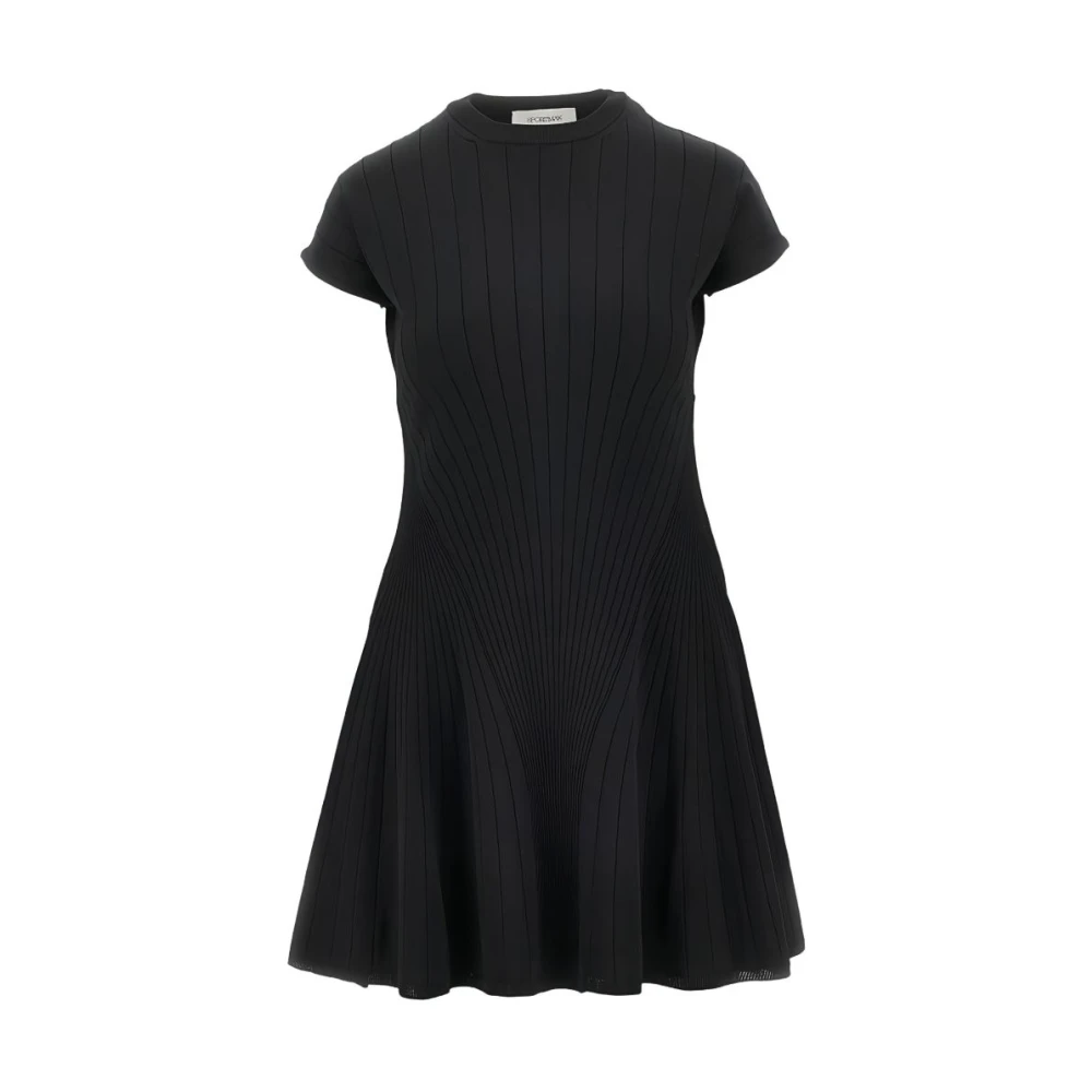 Sportmax Women's Black Knitted Dresses, S, Knitted Dress