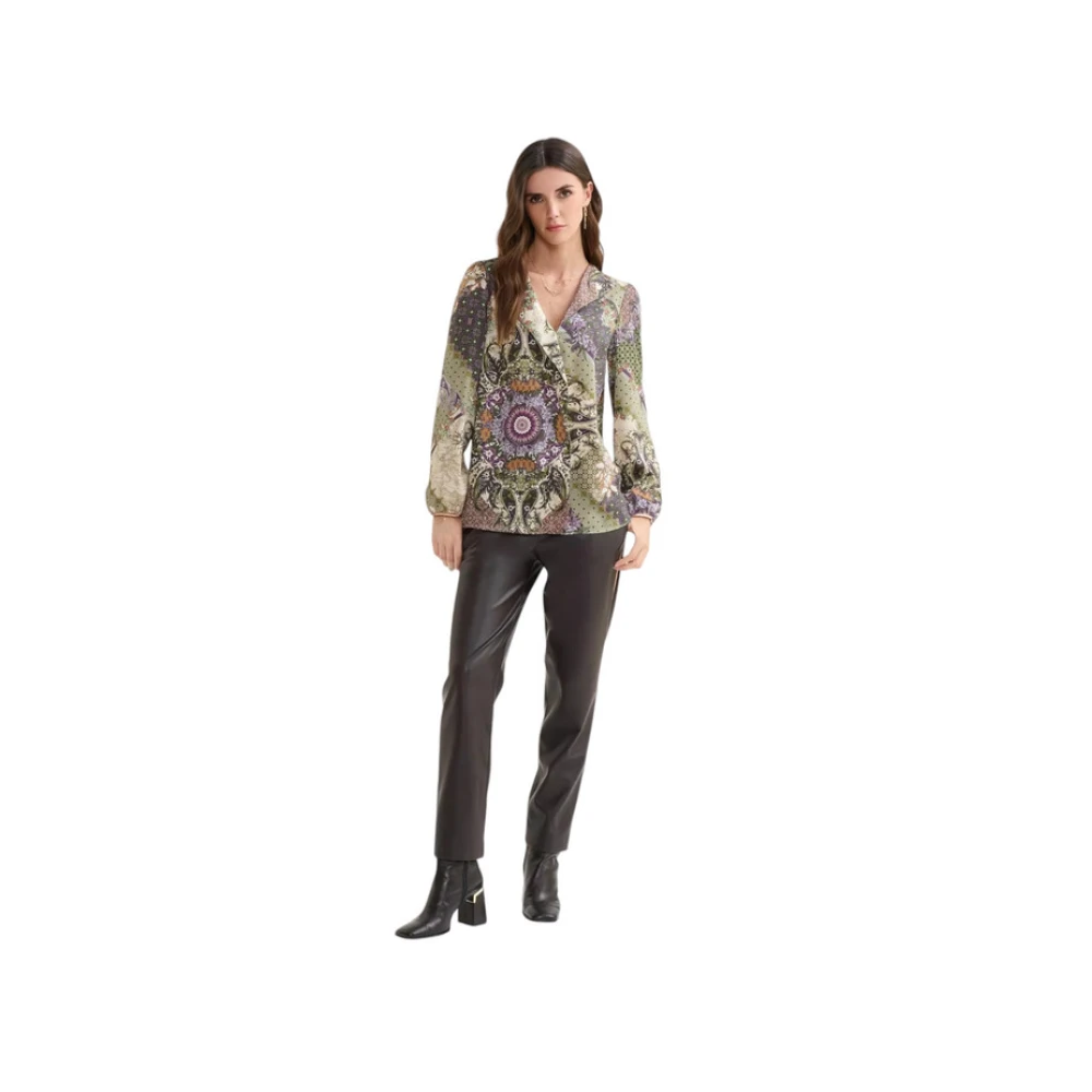 Alviero Martini 1a Classe Lange Mouw Blouse Multicolor Dames