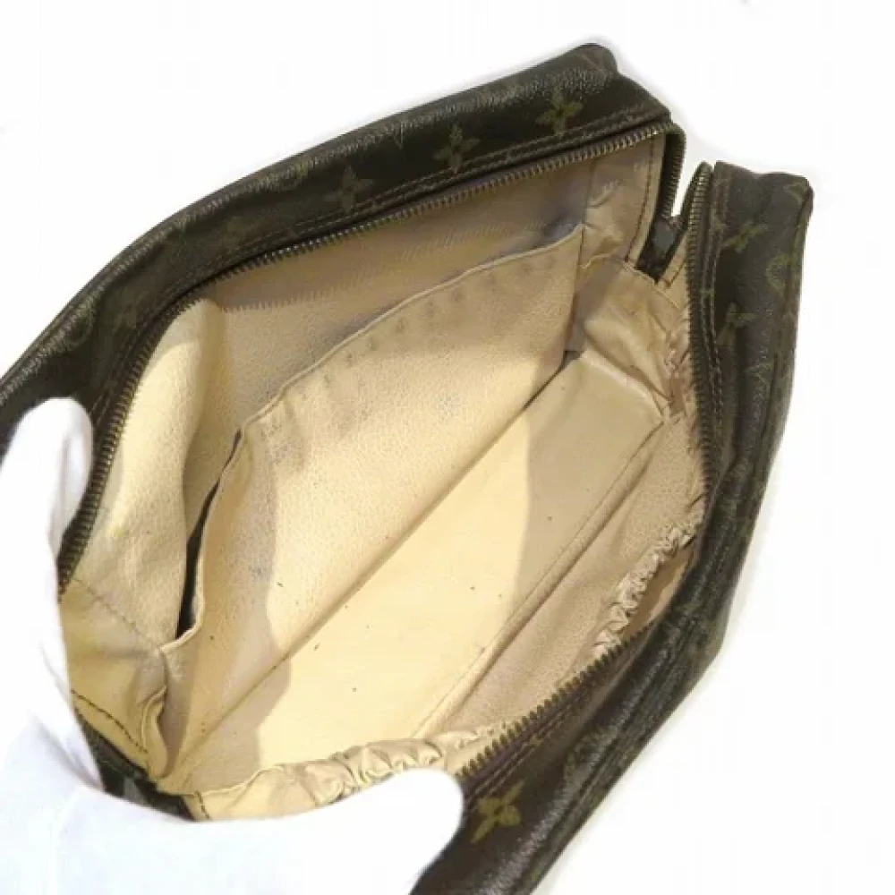 Louis Vuitton Vintage Pre-owned Canvas clutches Brown Dames