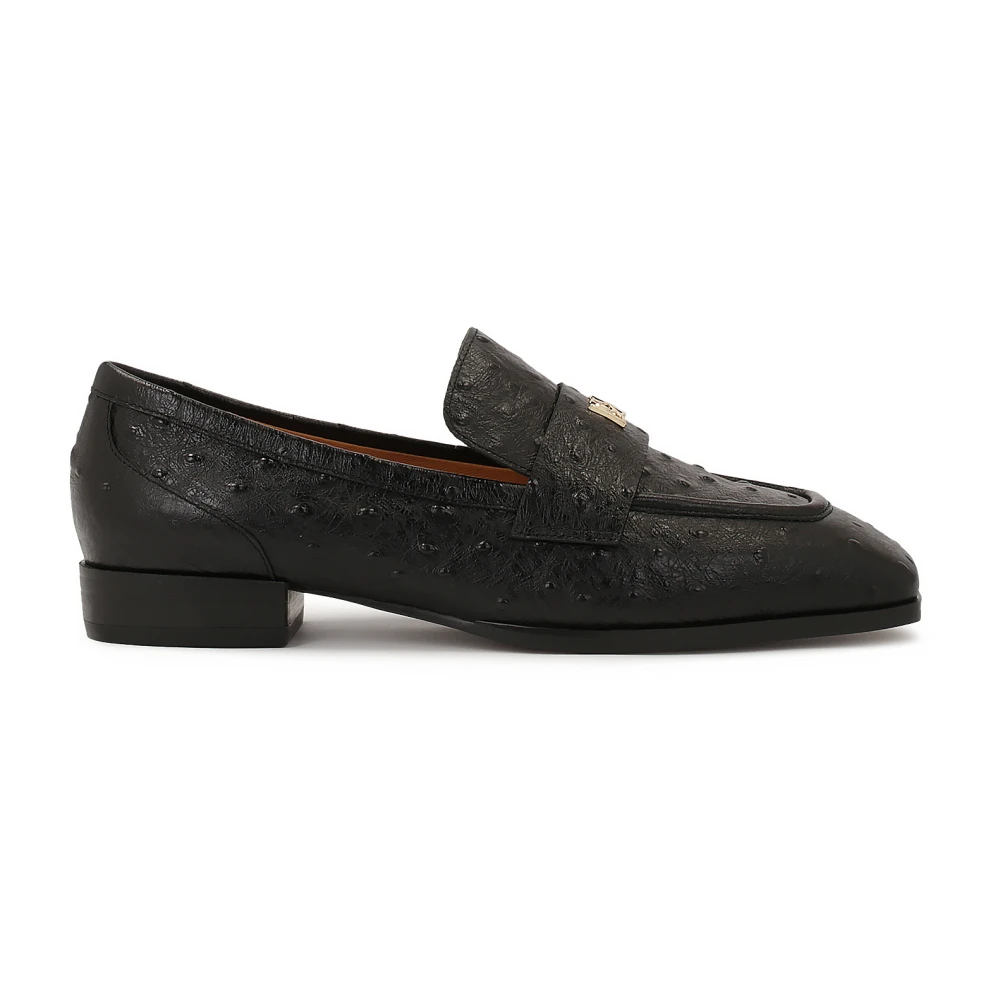 Kazar Femme Noir - Mocassins À Enfiler Avec Bouts Carrés - Chaussures - Taille: 38 Eu