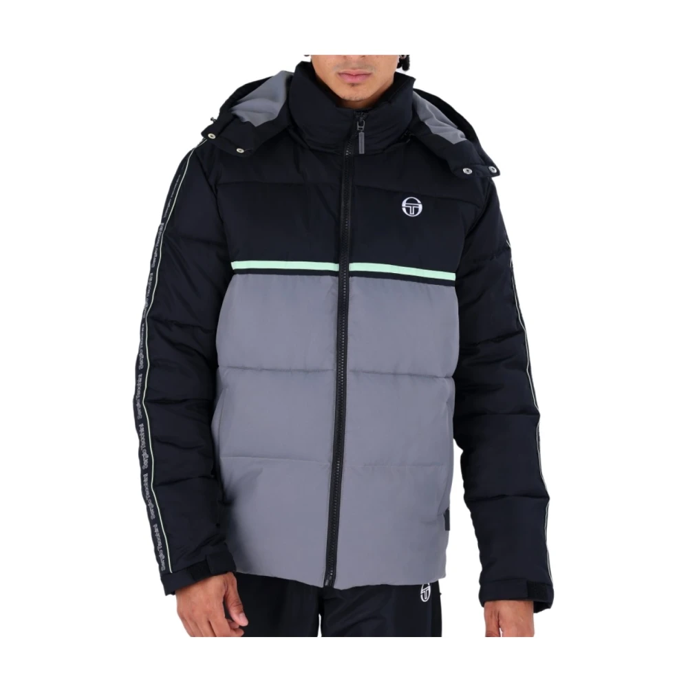 Sergio Tacchini Bicolor Pufferjas Midday Black Heren