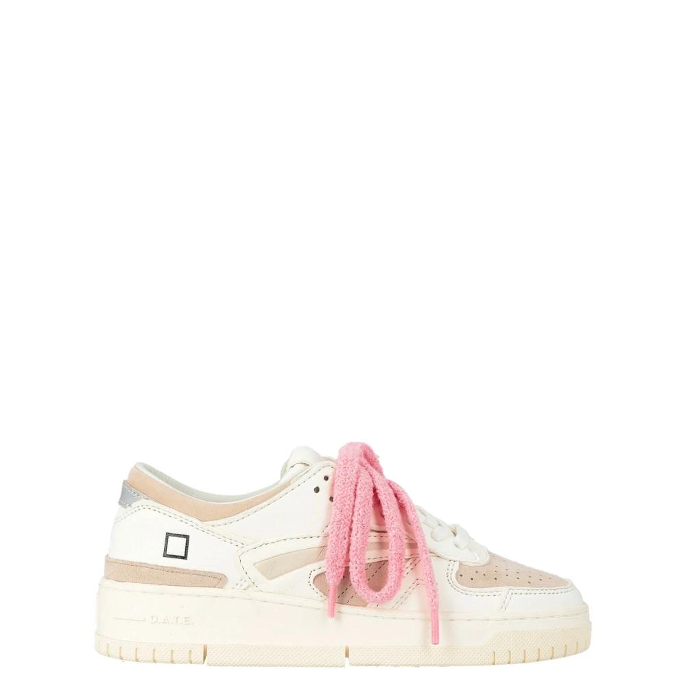 D.a.t.e. Women's White Sneakers, 6 Uk, Torneo