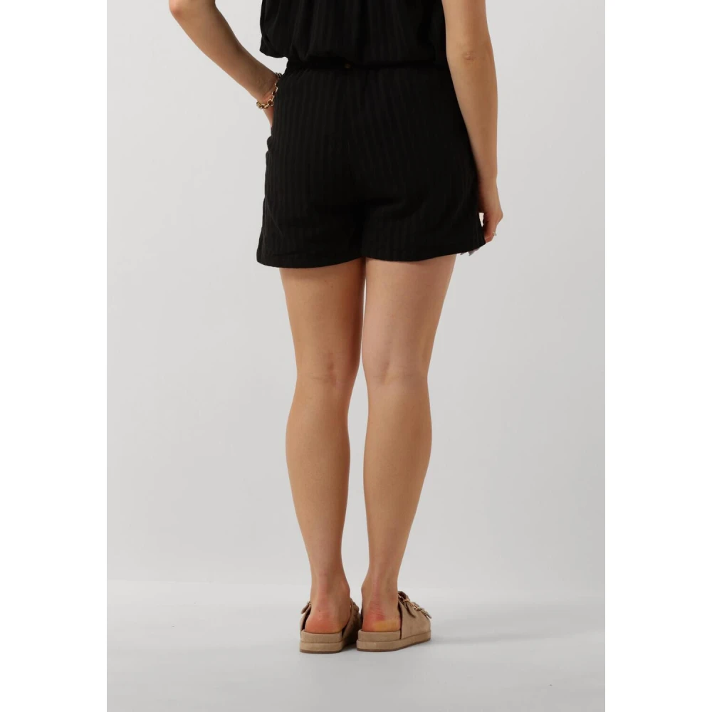 Circle of Trust Zwarte Katoenen Short Lotte Black Dames