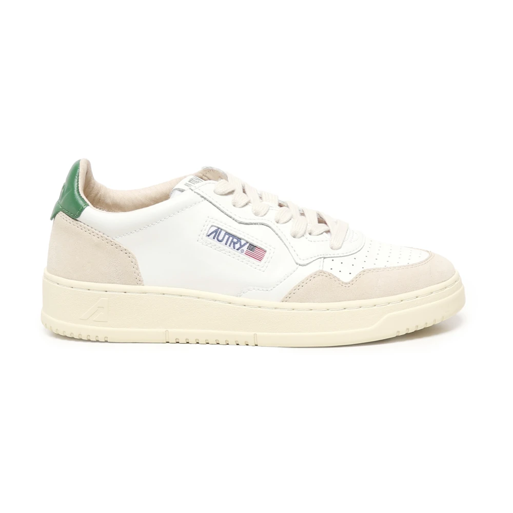 Autry Men's White Sneakers, 6 Uk, Medalist Low Trainers