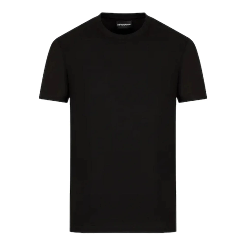Emporio Armani Uomo Nero - Magliette Nera A Maniche Corte 8N1td21jgyz0022 - Tops - L