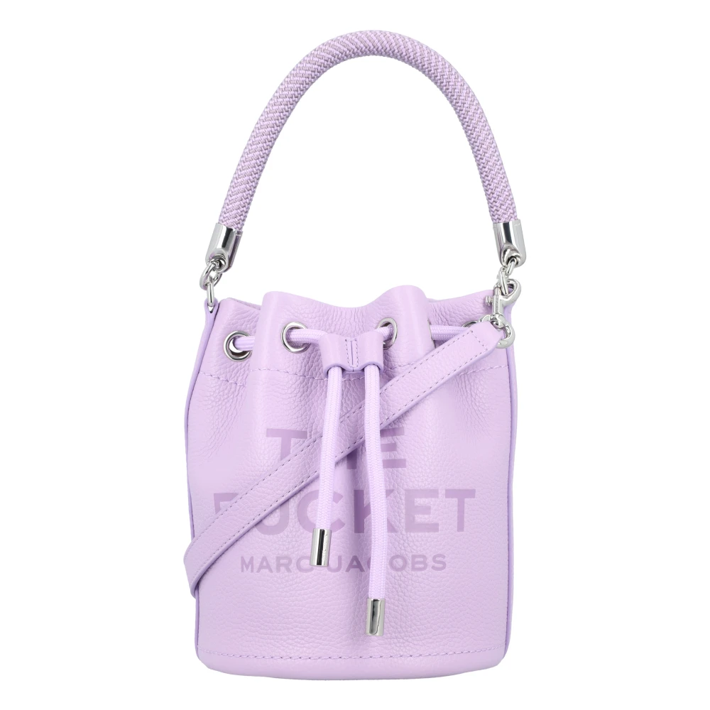 Marc Jacobs Graanleer Bucket Bag Wisteria Purple Dames