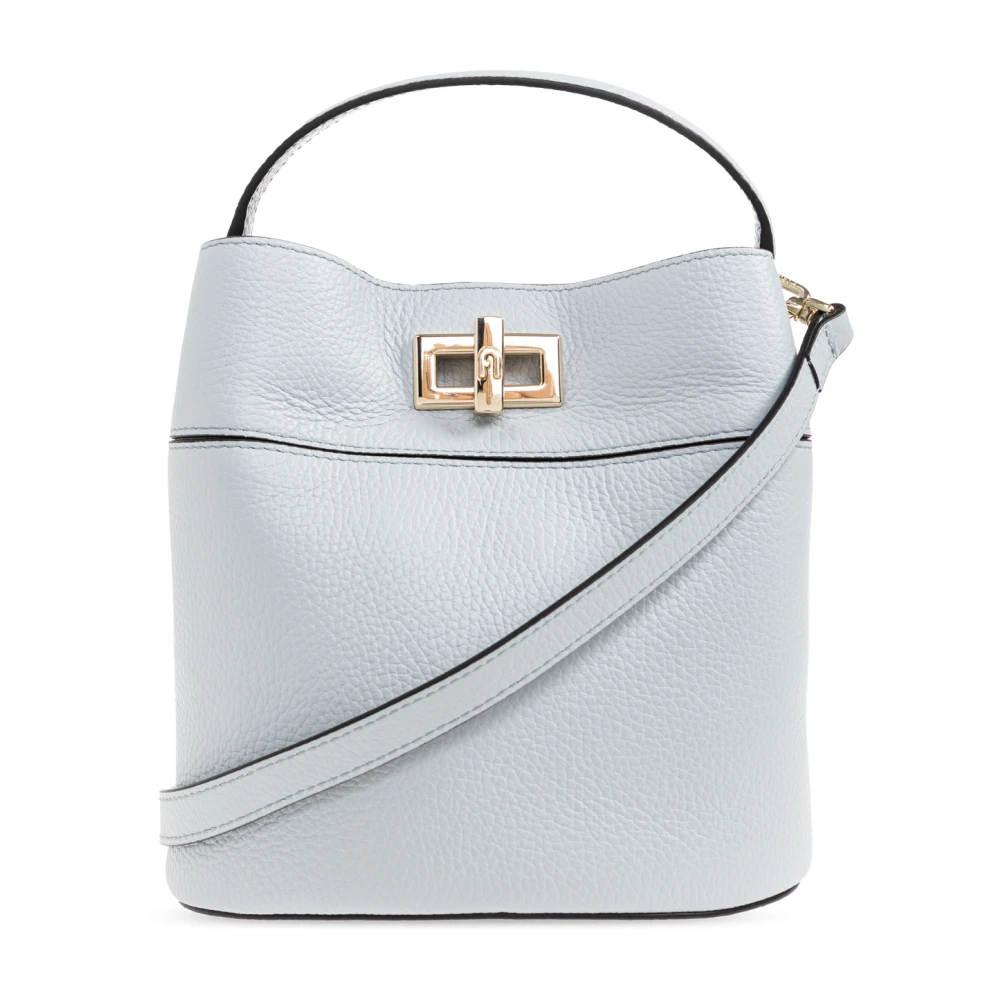 Furla Women's Blue Amelia Mini Handbag - Bucket Bags - One Size - Bags