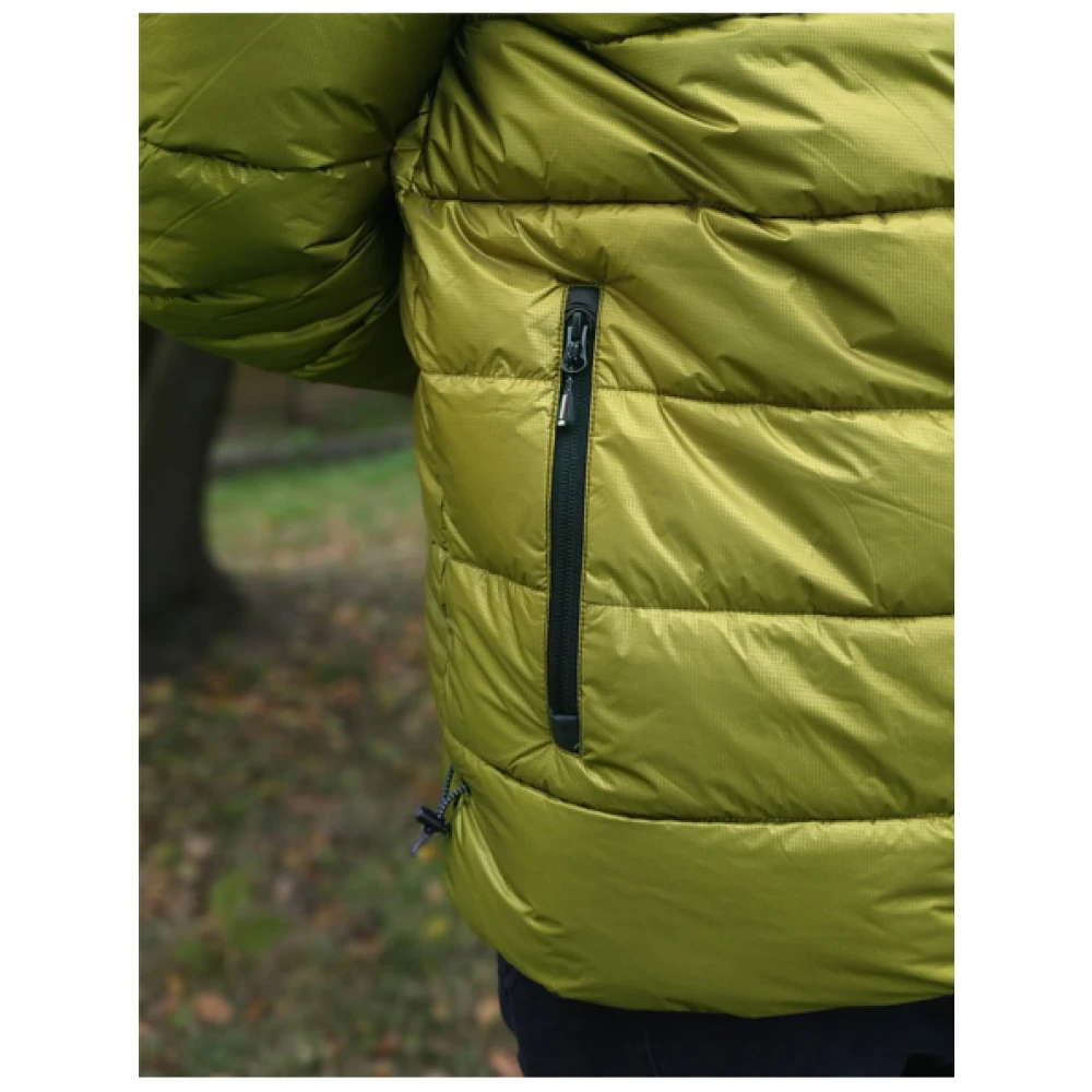 aeronautica militare Gewatteerde jas met capuchon Green Heren