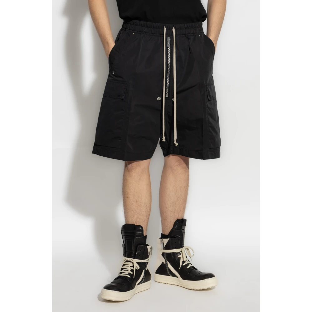 Rick Owens Cargobela Shorts Black Heren