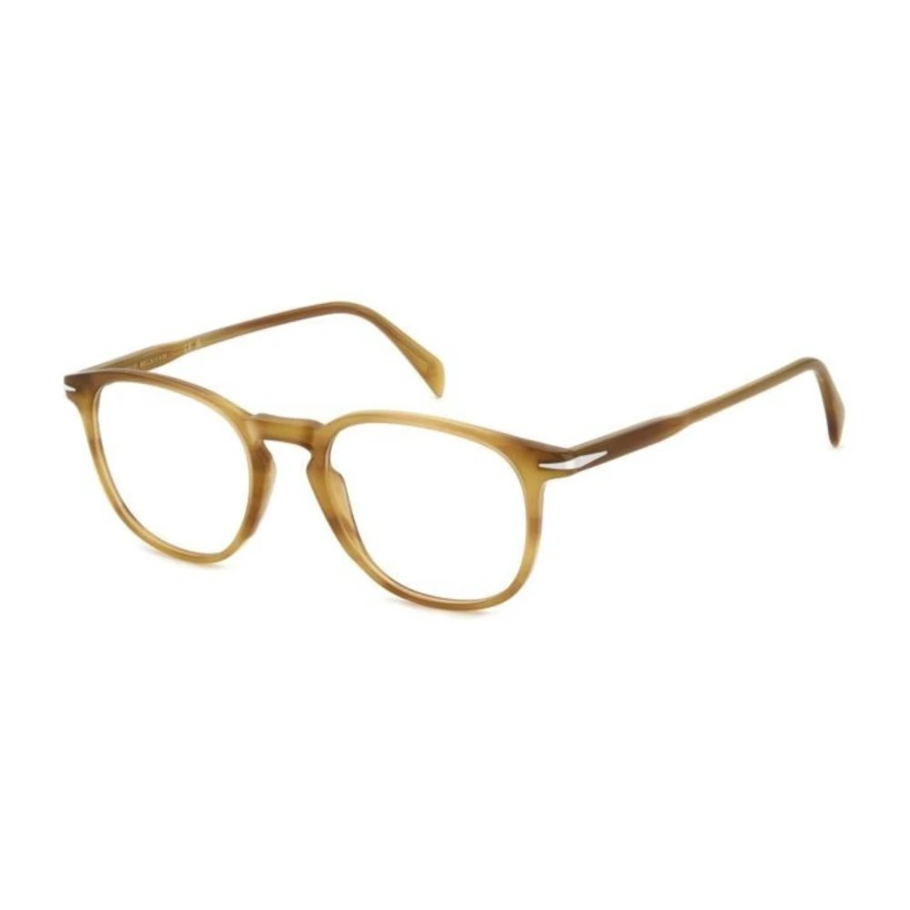 Eyewear by David Beckham Iconische Retrostijl Brilmonturen Yellow Unisex