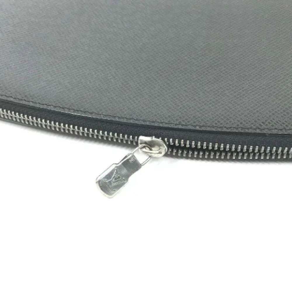 Louis Vuitton Vintage Pre-owned Leather wallets Black Dames