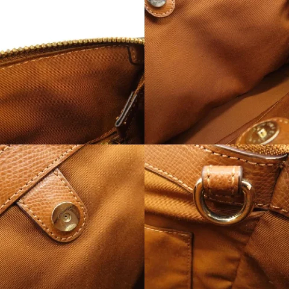 Coach Pre-owned Leather shoulder-bags Brown Dames