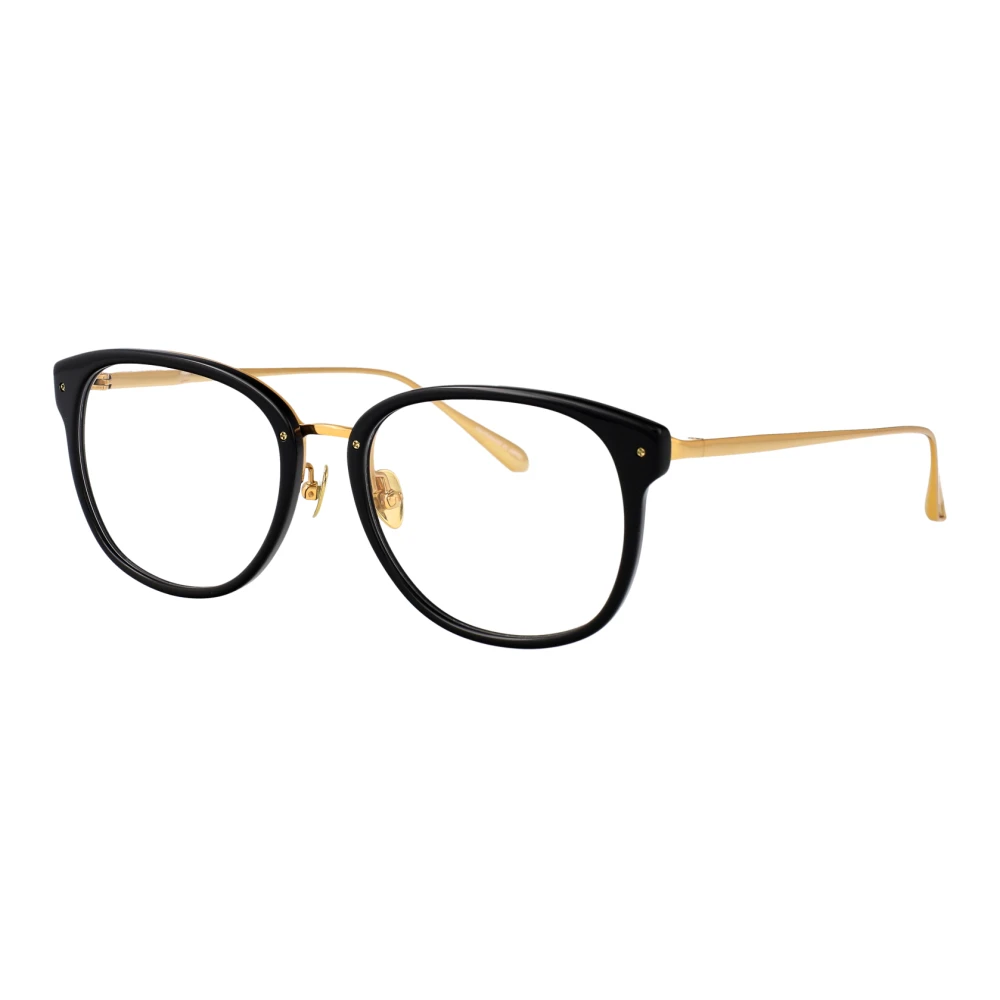 Linda Farrow Black Glasses, Unisex, 58 Mm, Stylish Optical Glasses By Cyrus