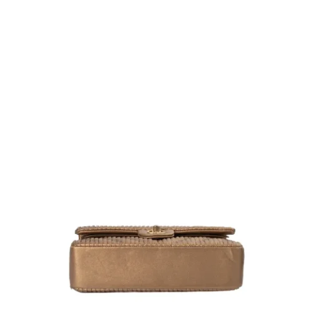Chanel Vintage Pre-owned Leather chanel-bags Yellow Dames