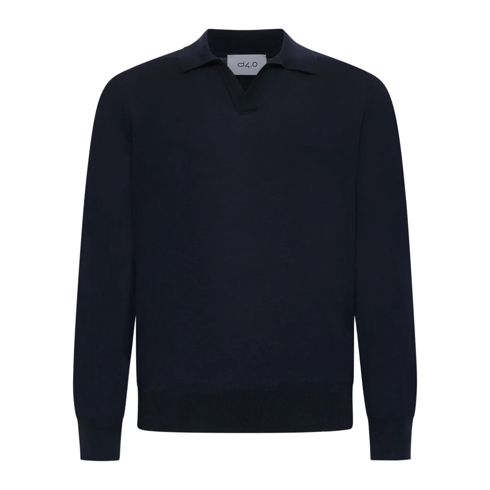 D4.0 Mannelijk Blauw Tops Heren, 2XL, Polo Shirts