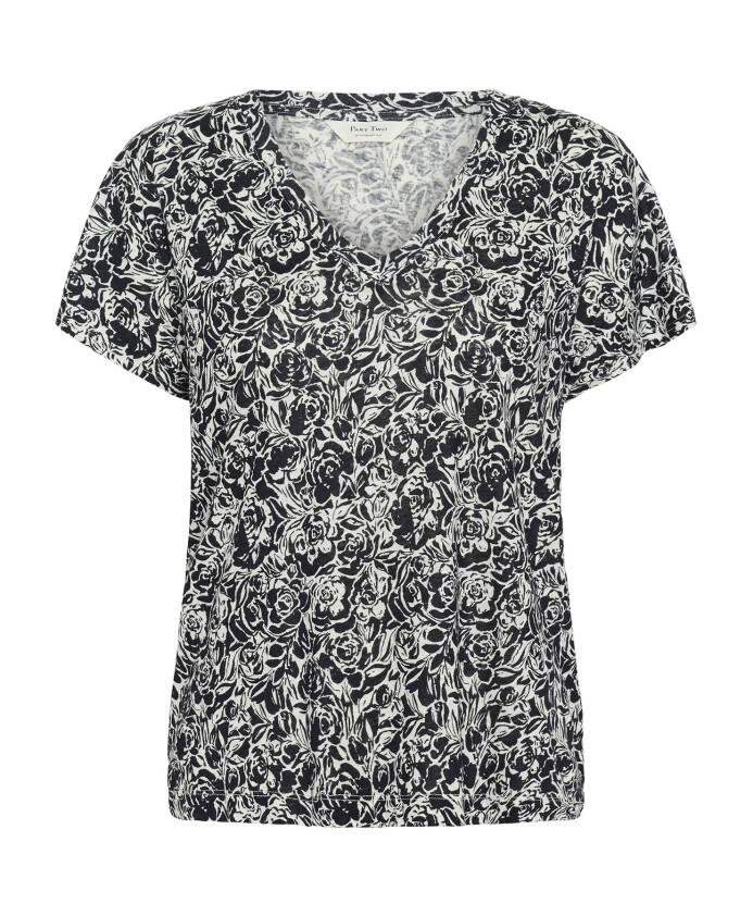 t-shirt-a-col-en-v-et-imprime-de-roses