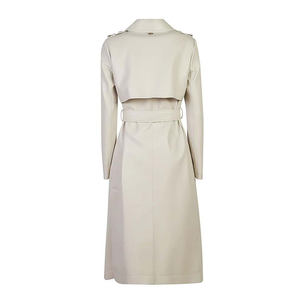 Twinset Witte Parka Jas voor Vrouwen White Dames