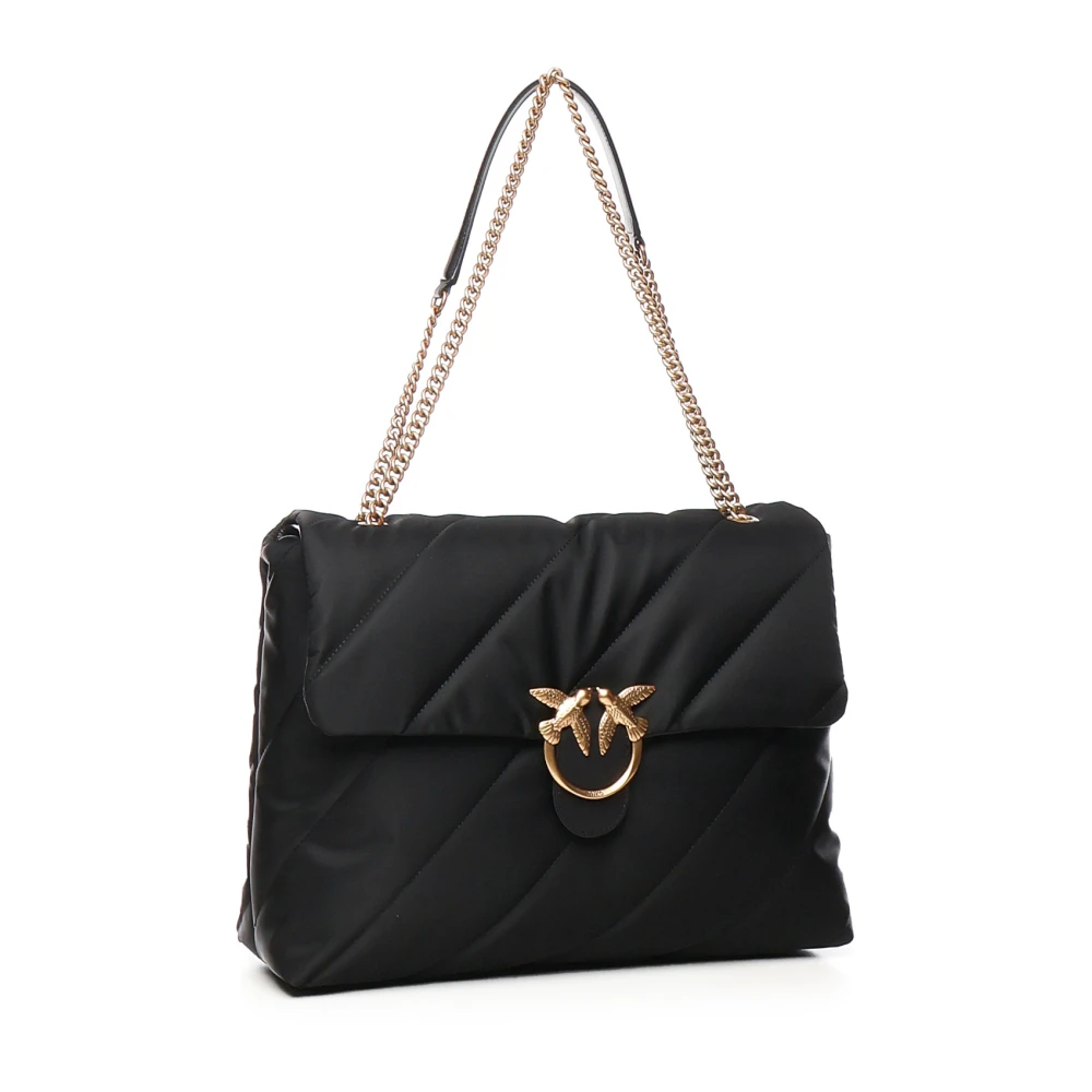 pinko Zwarte Love Birds Schoudertas Black Dames