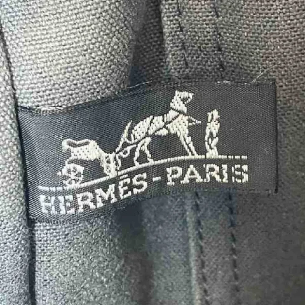 Hermès Vintage Pre-owned Canvas totes Gray Dames