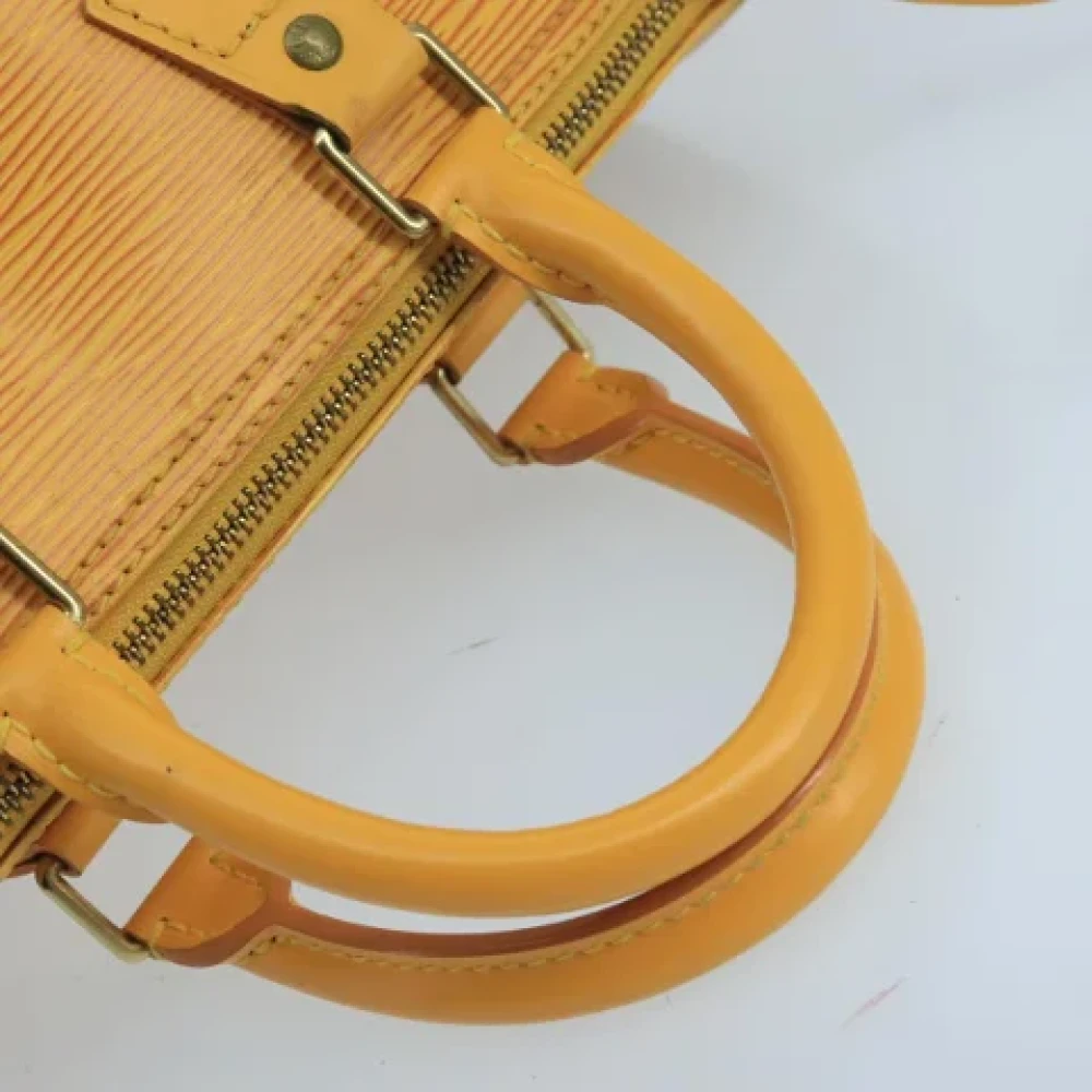 Louis Vuitton Vintage Pre-owned Leather louis-vuitton-bags Yellow Dames