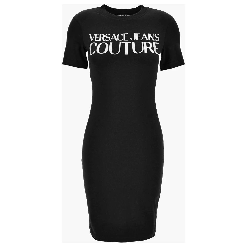Versace Damen Schwarz Kleider, K, Xsgröße: