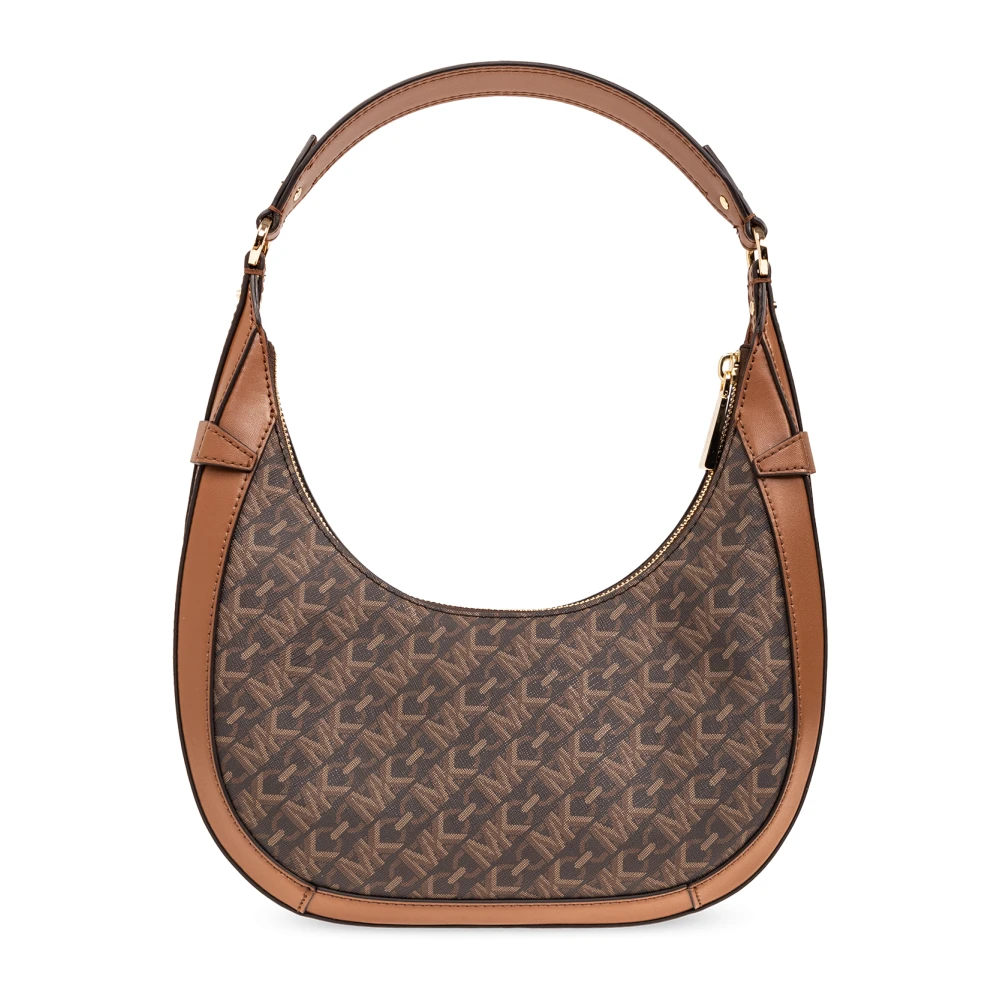 Michael Kors Schoudertas met logo Brown Dames