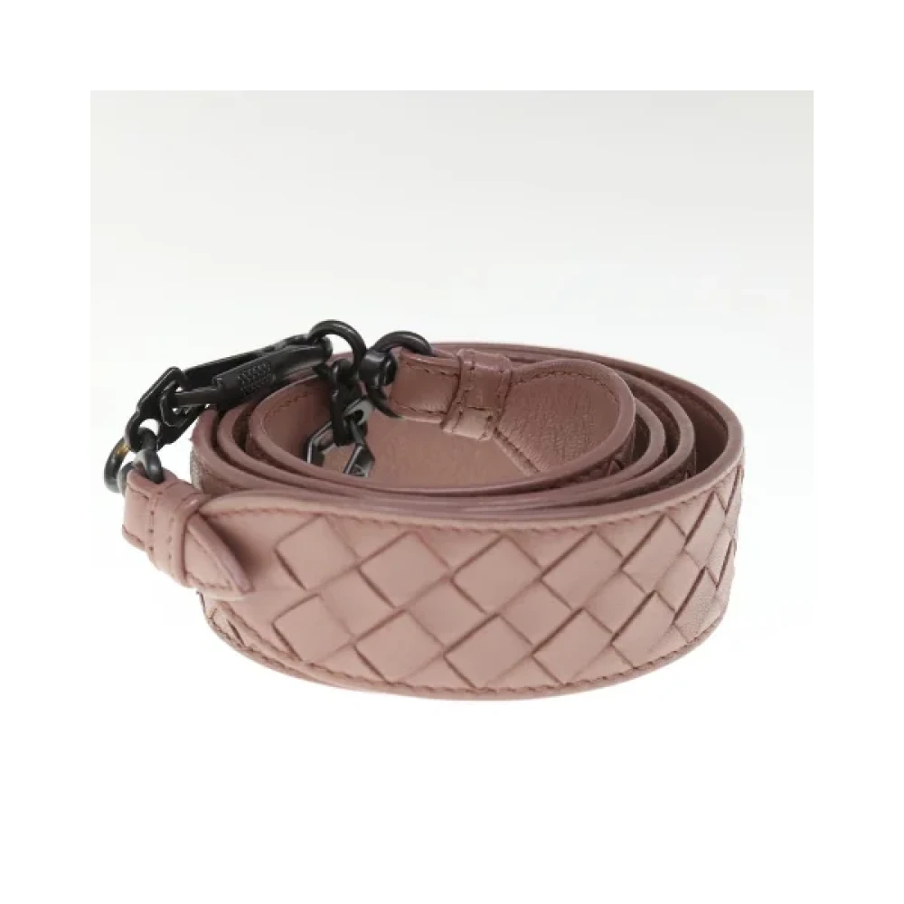 Bottega Veneta Vintage Pre-owned Leather belts Pink Dames