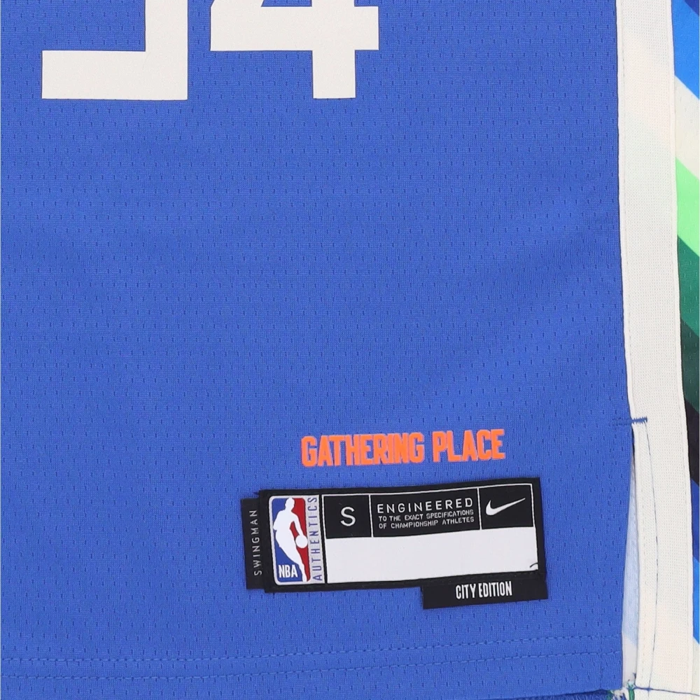Nike NBA City Edition Tank Top Blue Heren
