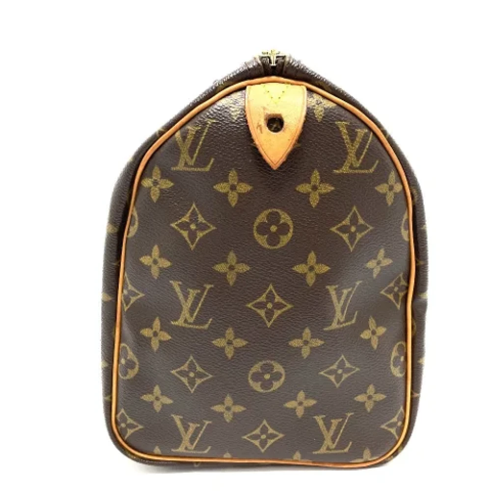 Louis Vuitton Vintage Pre-owned Cotton louis-vuitton-bags Brown Dames