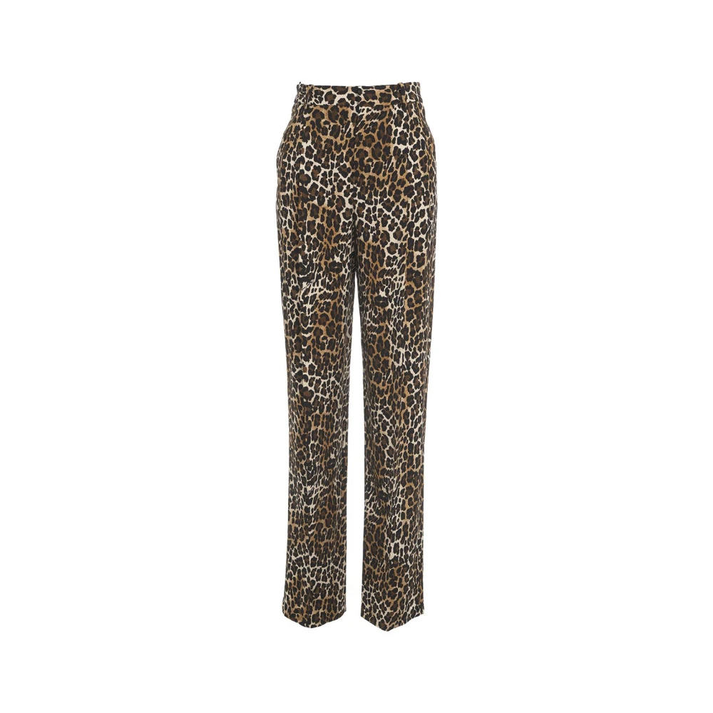 Elisabetta Franchi Bruine Broek Aw24 Brown Dames