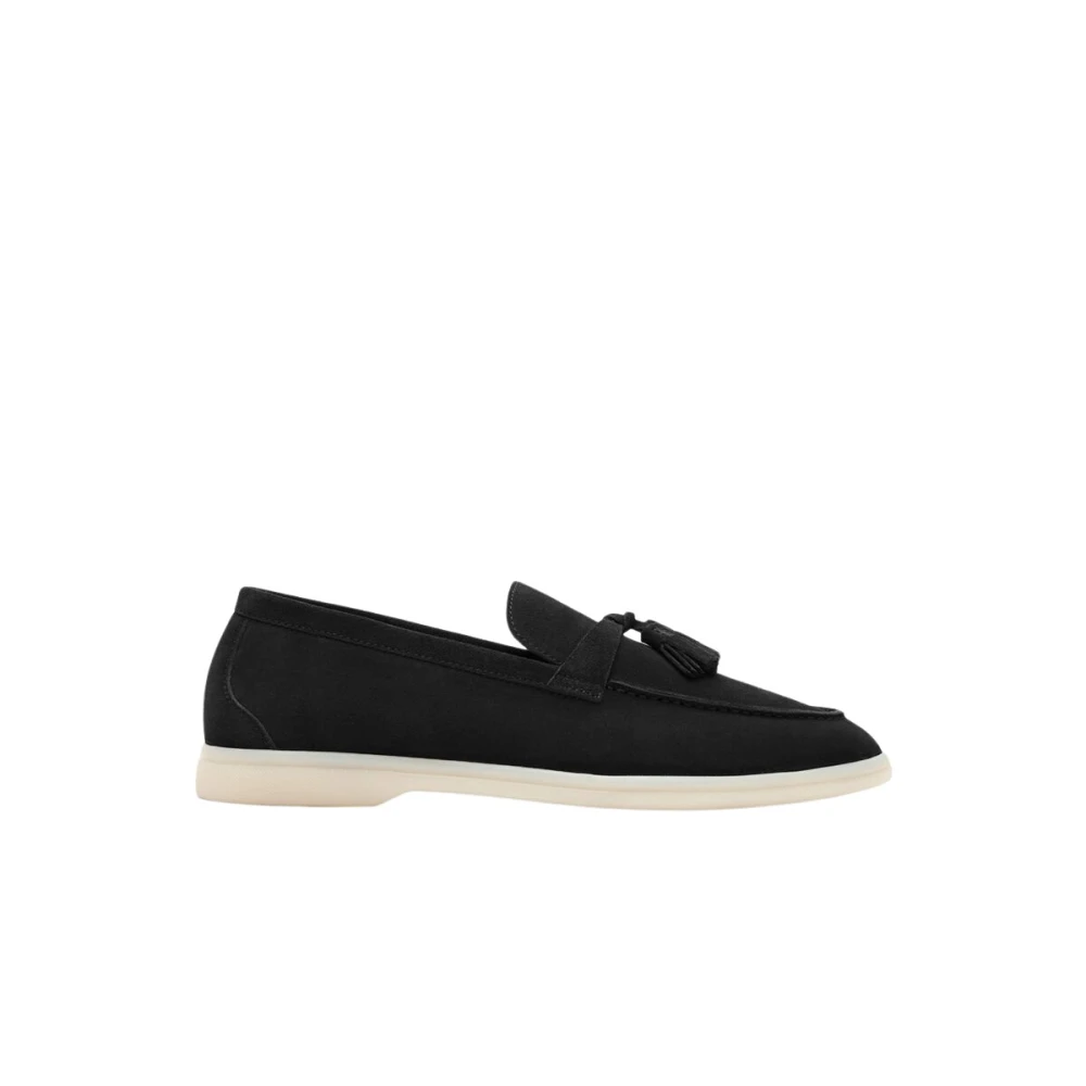 Scarosso Women's Black Loafers, 7 Uk, Leandra Loafers