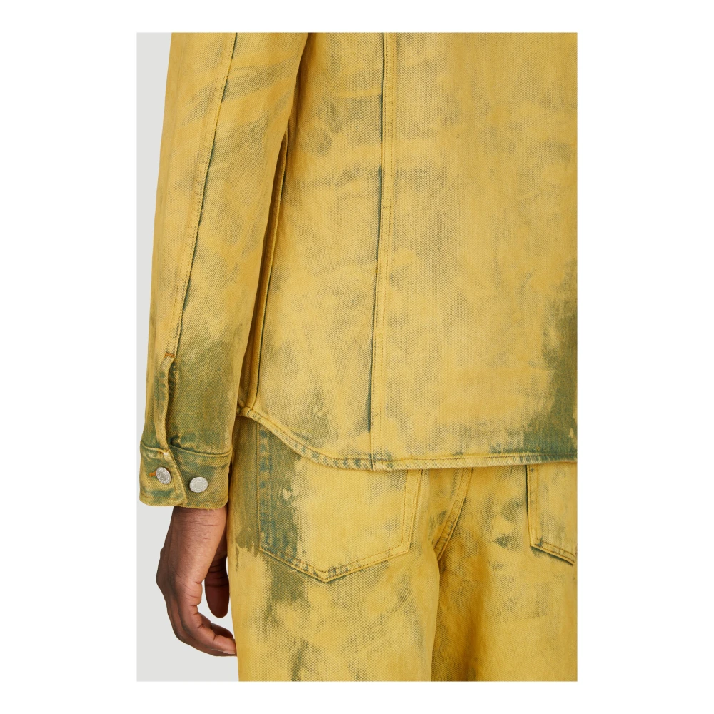 Dries Van Noten Shirts Yellow Heren