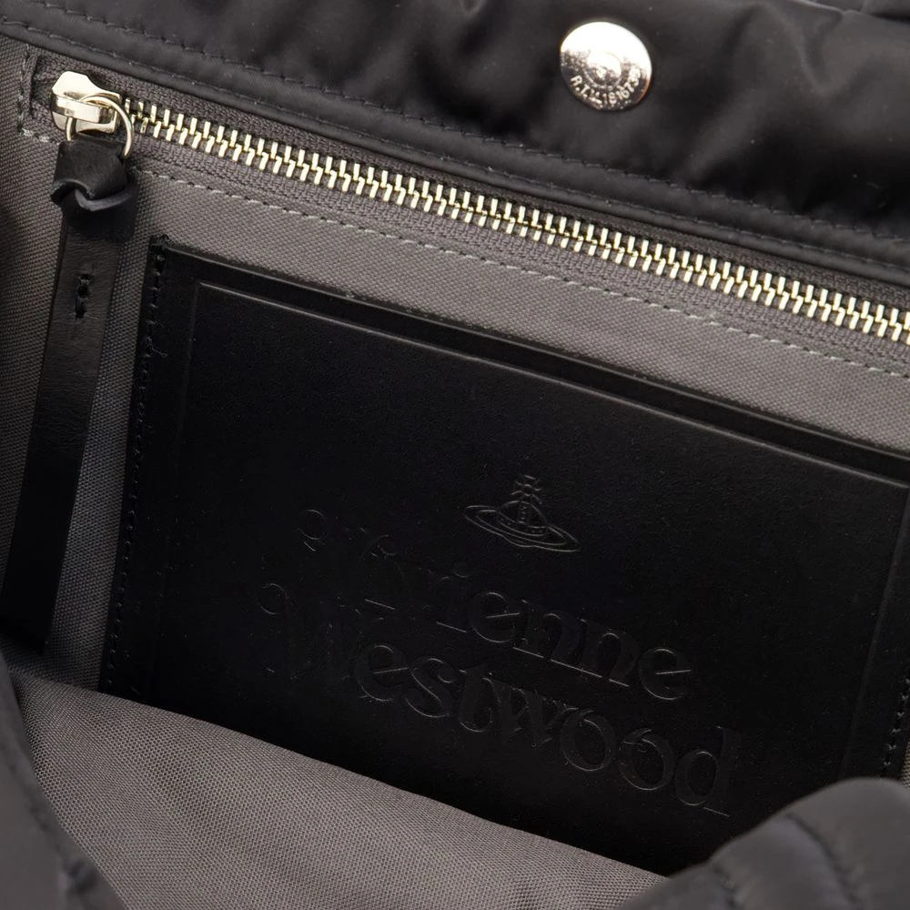 Vivienne Westwood Kleine Zwarte Synthetische Dubbel Ondersteunde Tas Black Dames