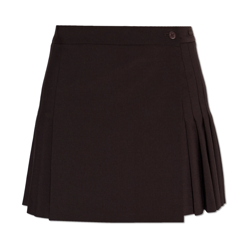 Lacoste Donna Marrone Gonne, Xs, New,