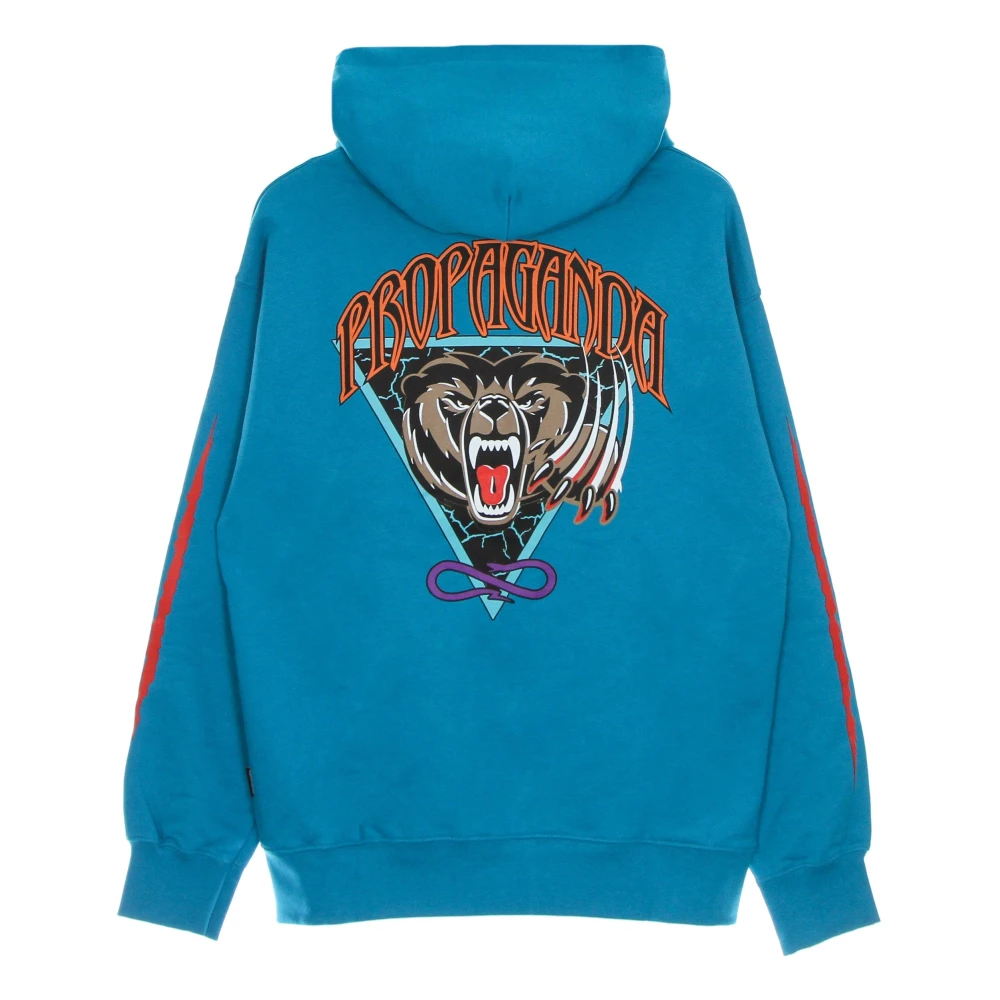 Propaganda Turquoise Lichtgewicht Hoodie Blue Heren