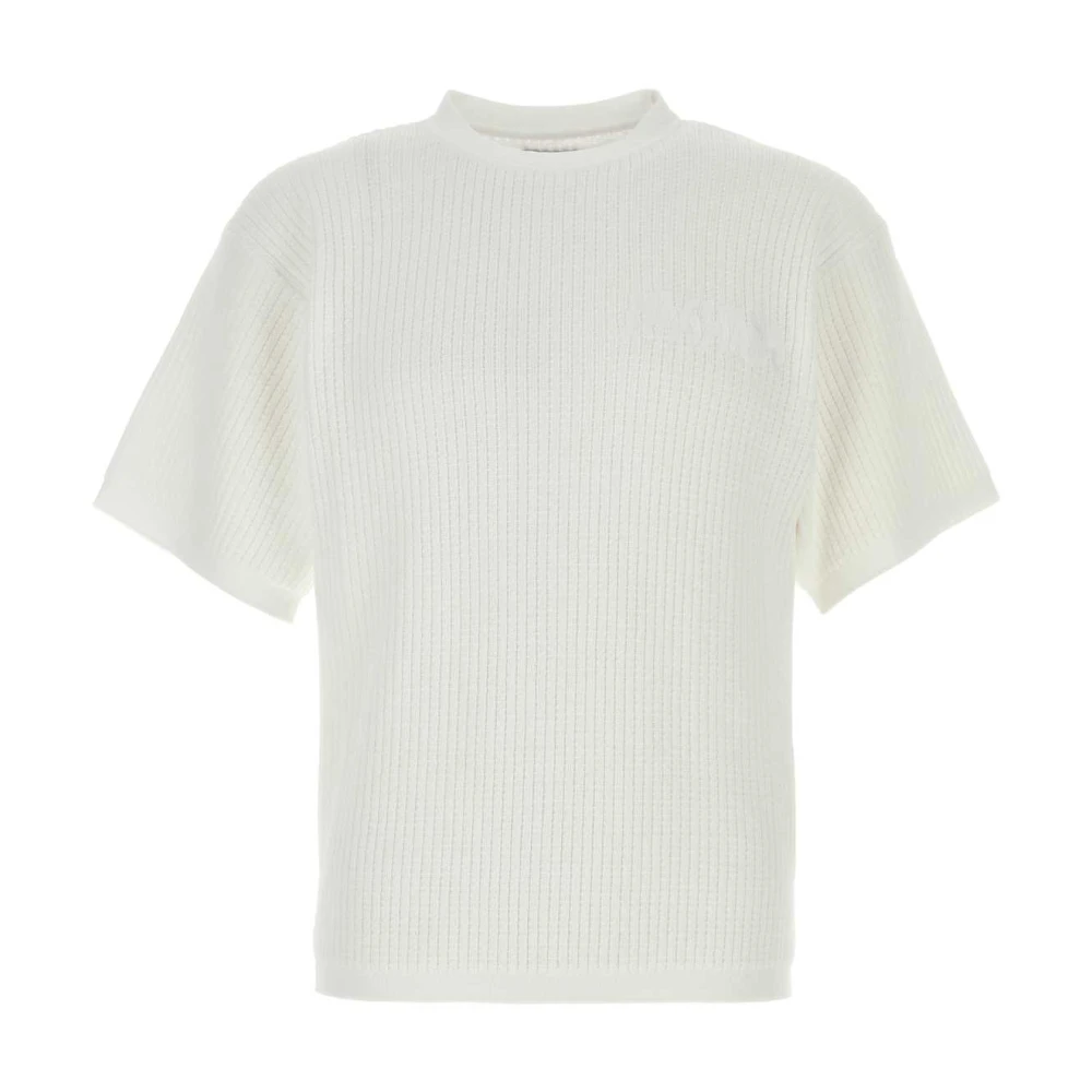 Magliano Men's White T-Shirts, Xl, Waffle Tee