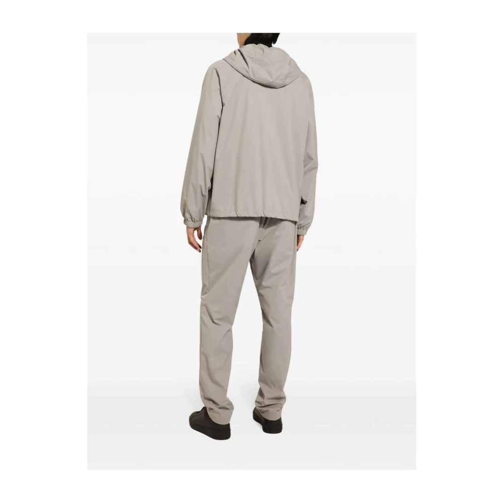 Dolce & Gabbana Grijze Broek met Elastische Tailleband Gray Heren