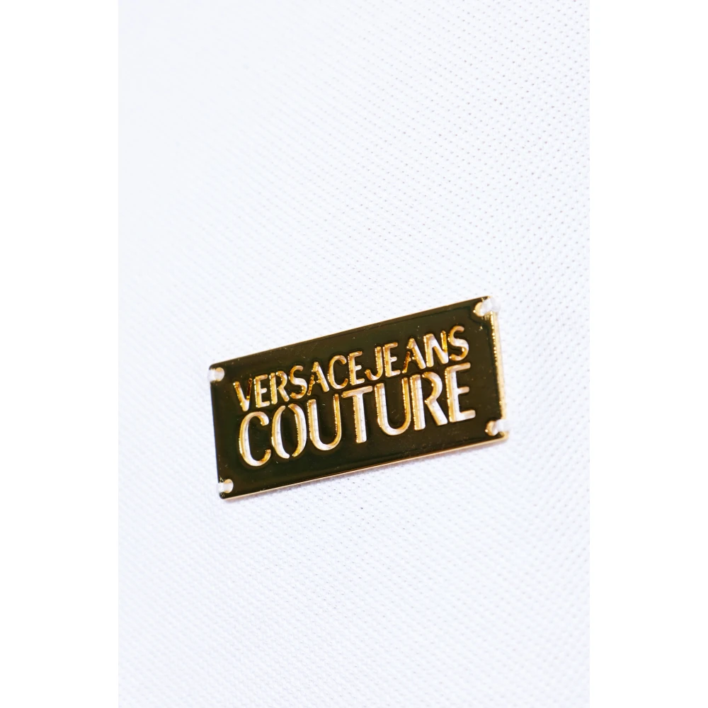 Versace Jeans Couture Polo met logo White Heren
