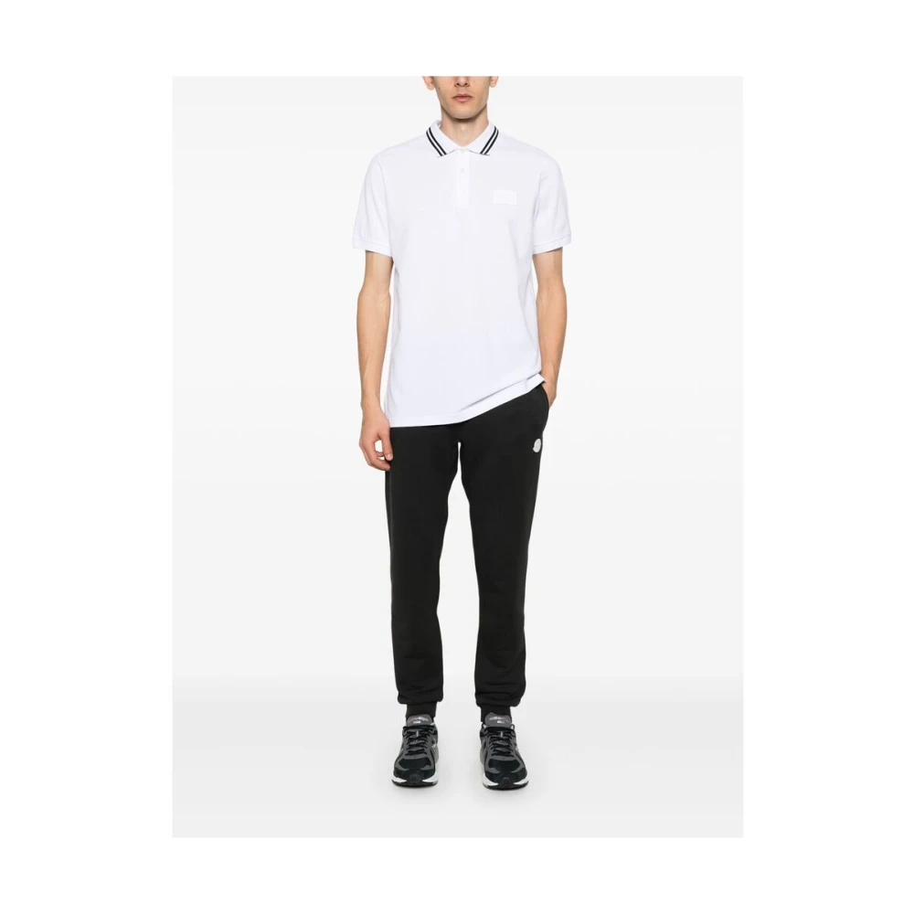 Iceberg Korte Mouw Gestreepte Trui White Heren